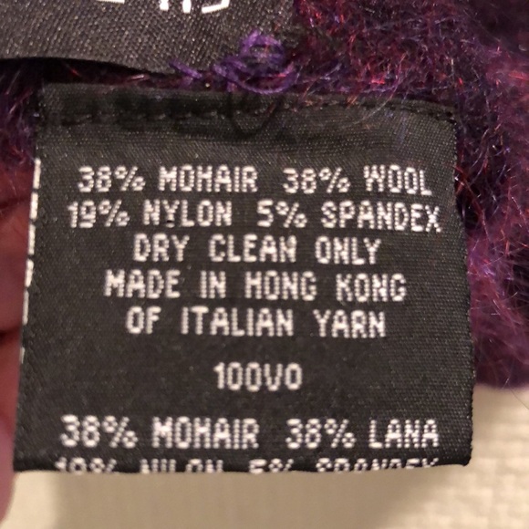 Eileen Fisher Italian Yarn Mohair Scarf - Picture 6 of 6